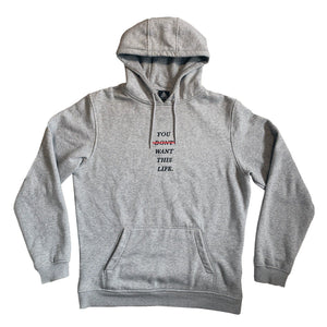Limited Edition Grey Redline Hoodie - YDWTL