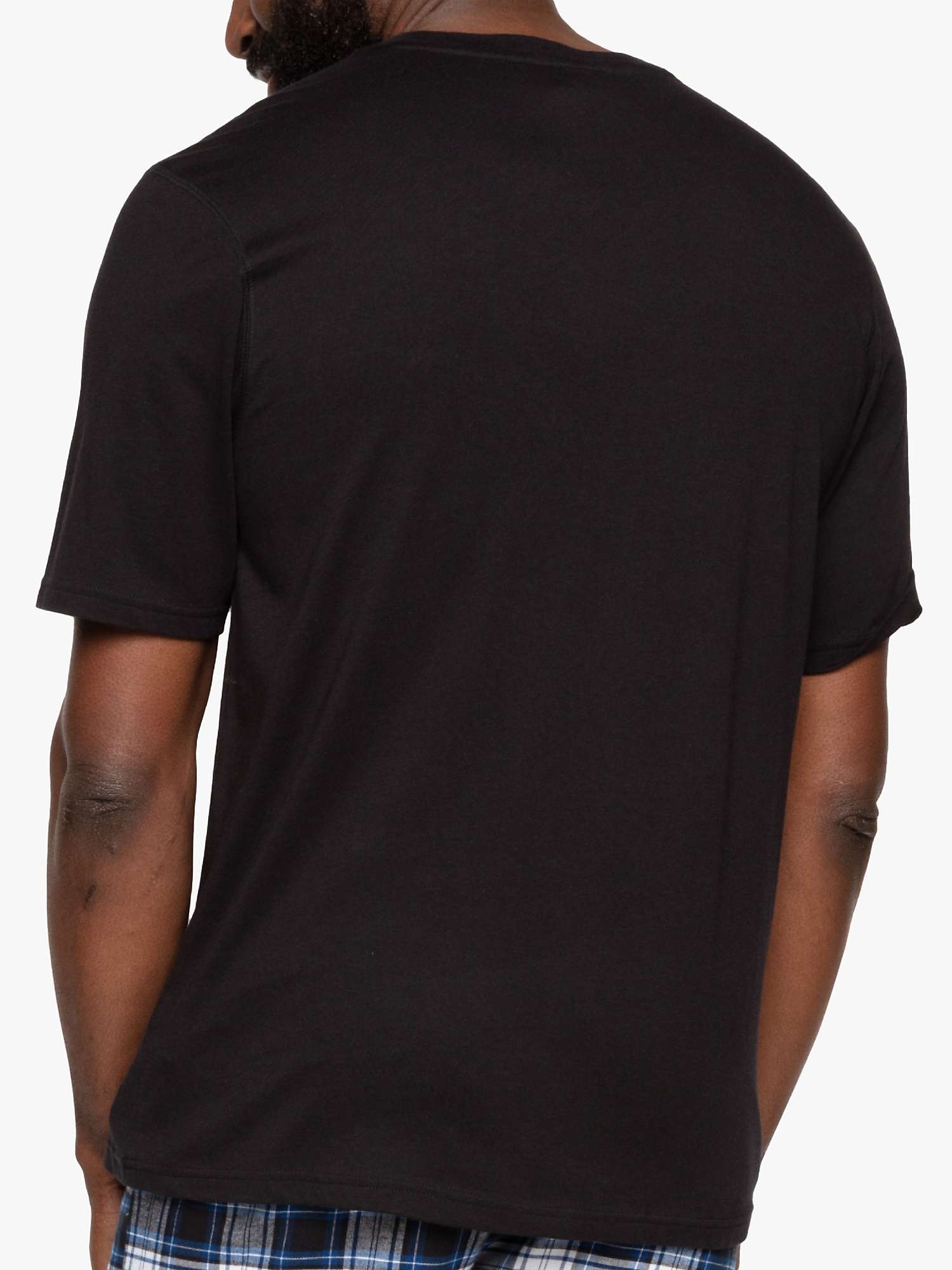 Cyberjammies Apollo 6740 Black Cotton Short Sleeve Pyjama Top