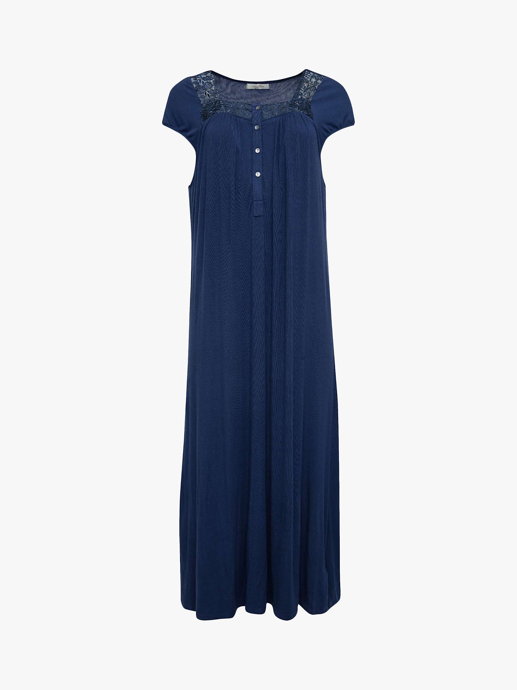 Cyberjammies Nora Rose Jenna 1702 Navy Modal Lycra Nightdress 18