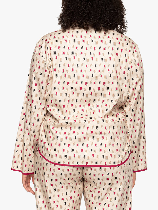 Cyberjammies Naomi 9327 Cream Geometric Print Cotton Pyjama
