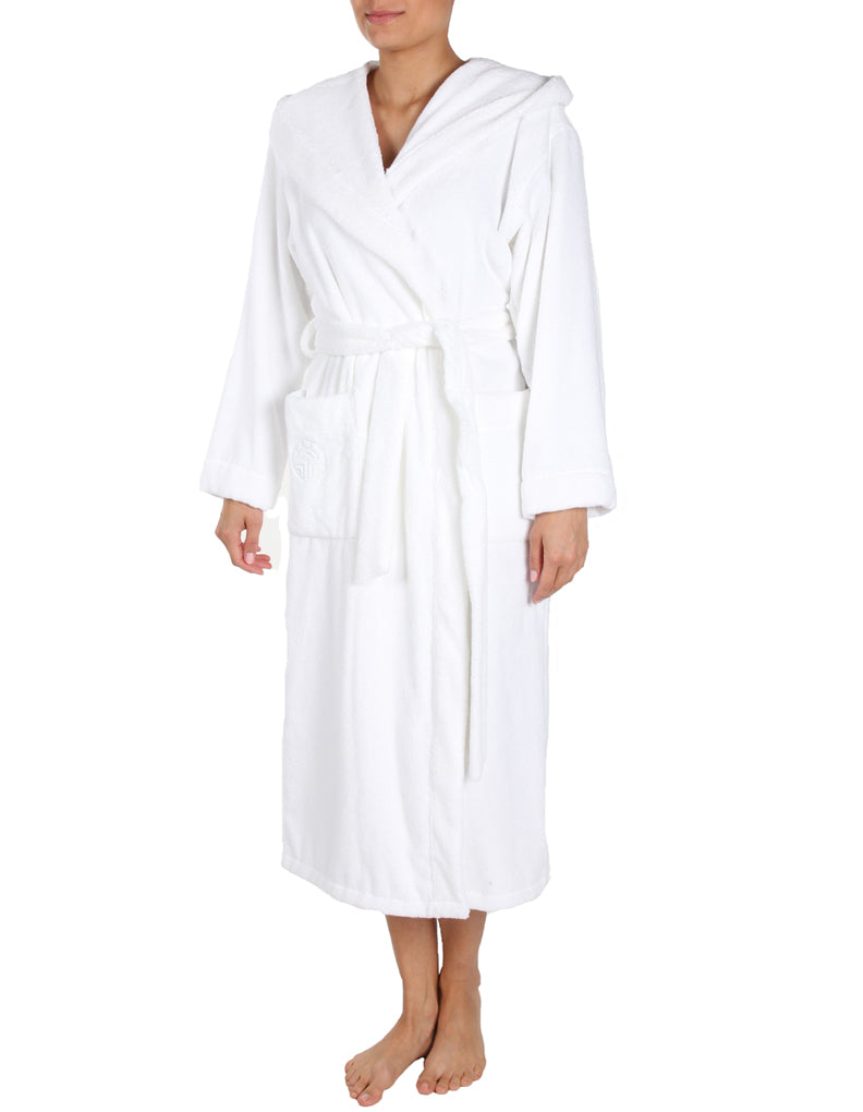 Féraud White Cotton Robe 125cm Large