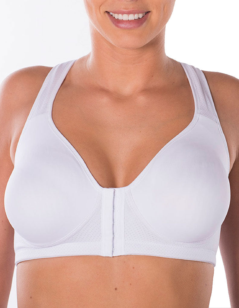 Guy de France White Non-Wired Bra