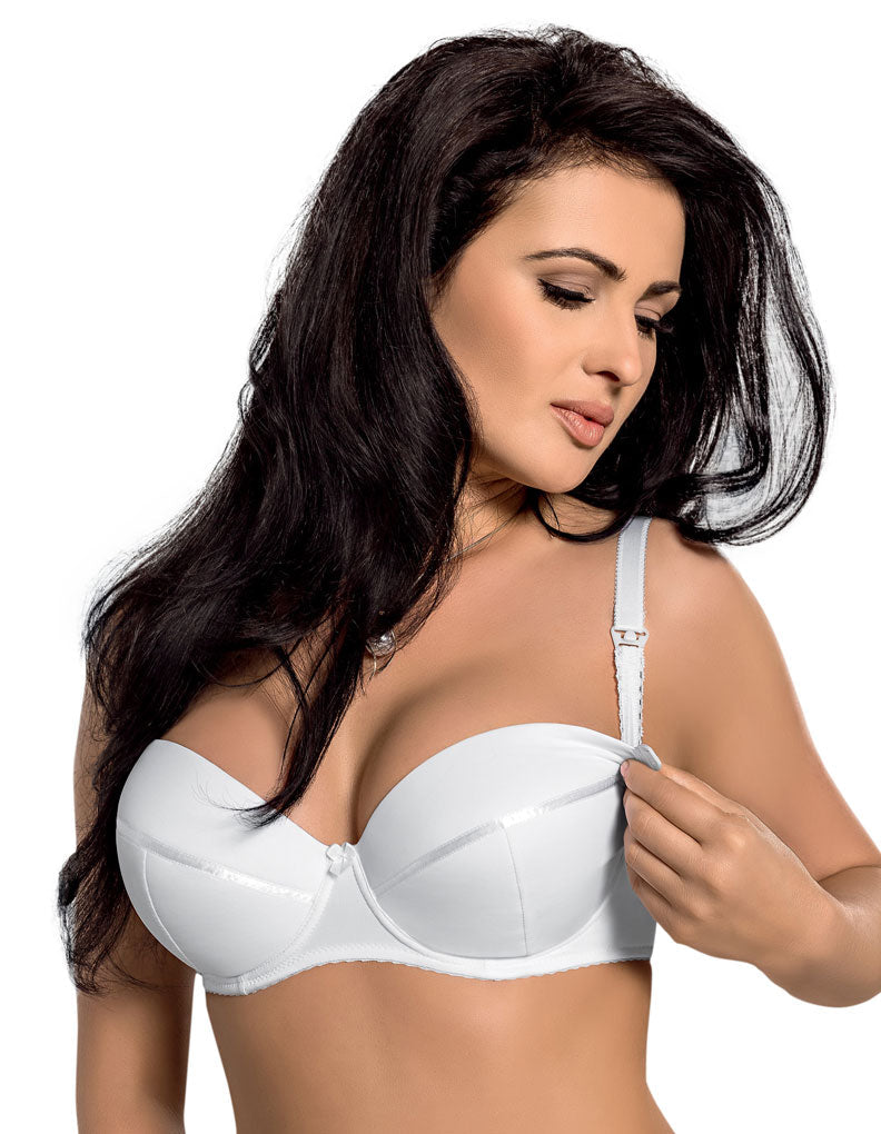 Gorsenia Ana White Underwire Padded Bra