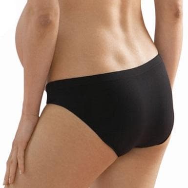 Anita 1504-001 Seamless Black Maternity Brief Large