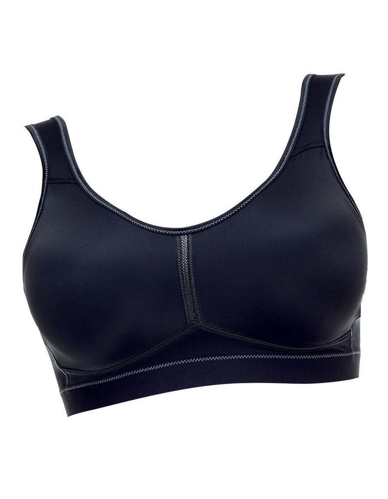 Anita Care Vivana Active Black Non-Wired Mastectomy Sports Bra 36E