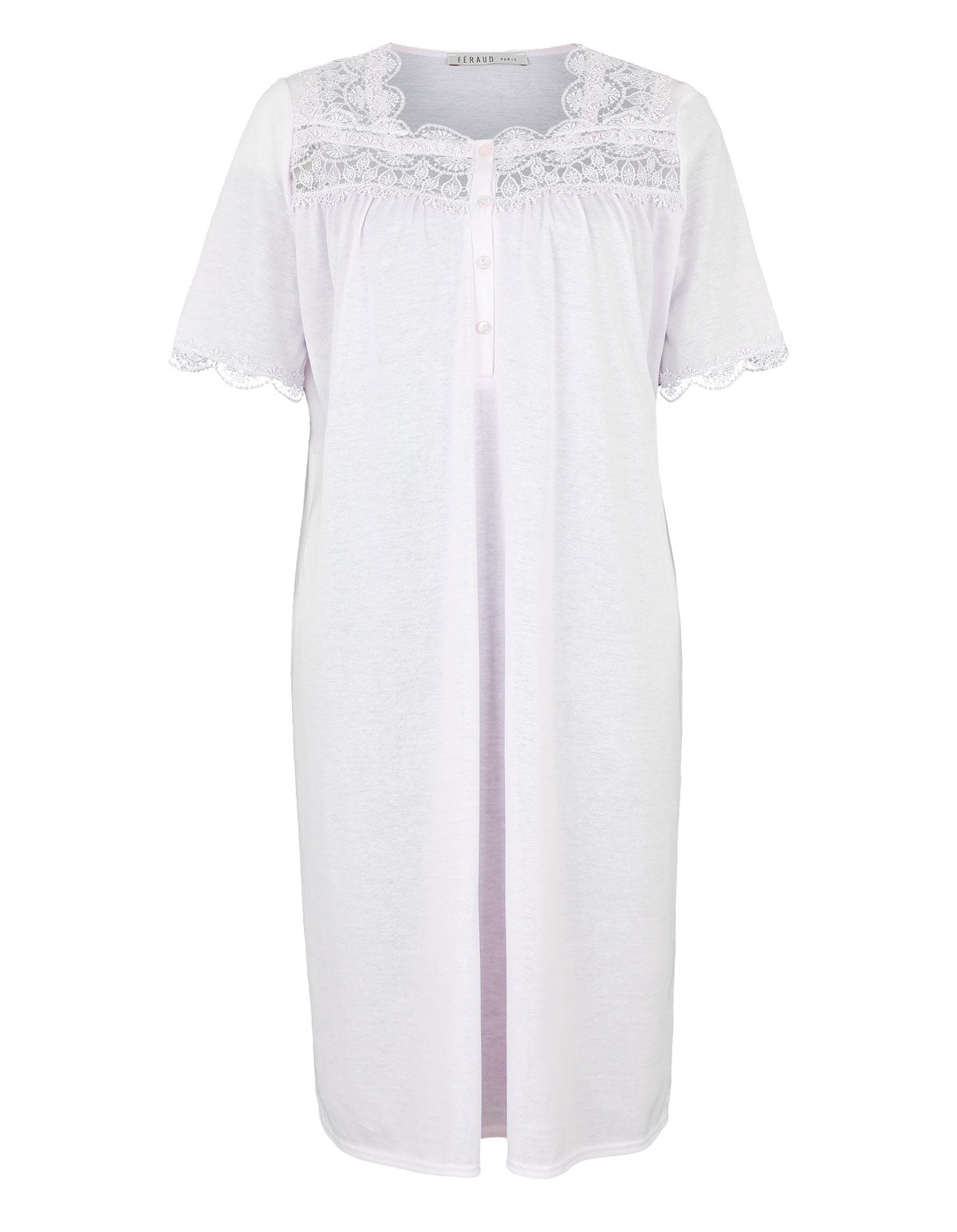 Féraud 3883125-10038 High Class Rose Pink Cotton Nightdress 44