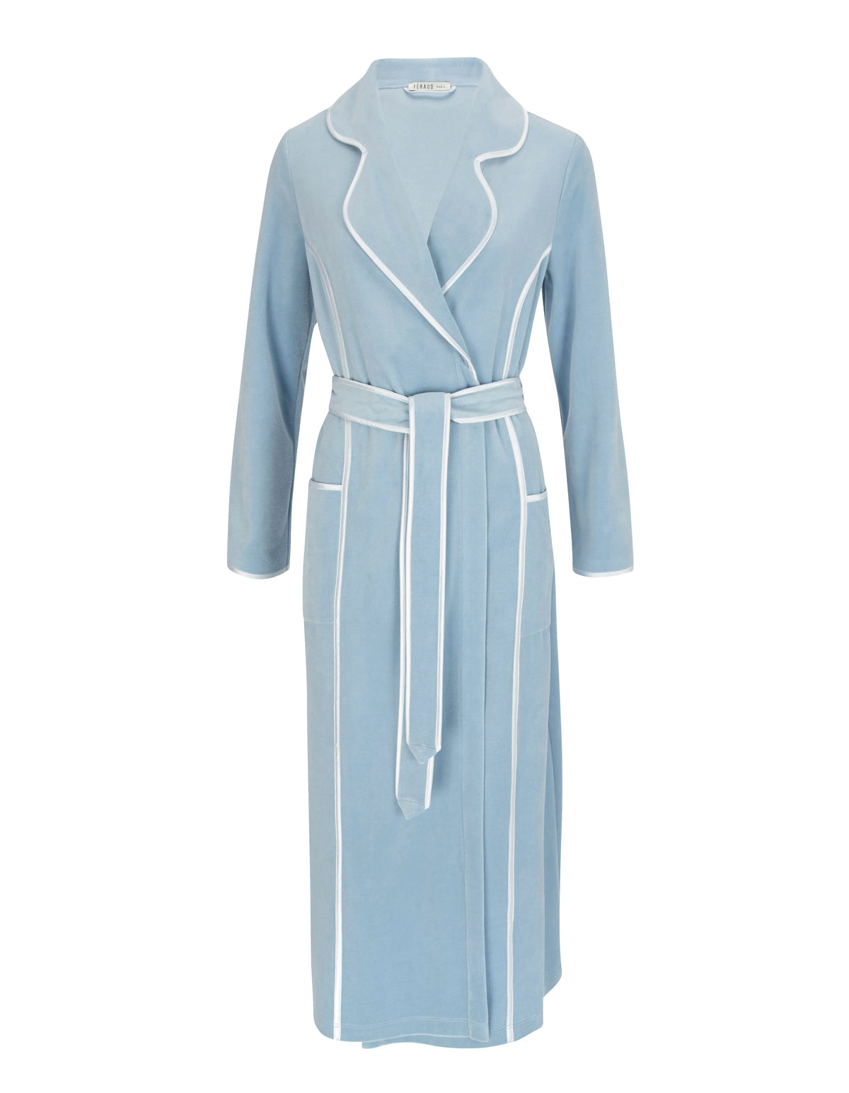 Féraud 3883035-11828 Powder Blue Dressing Gown 44