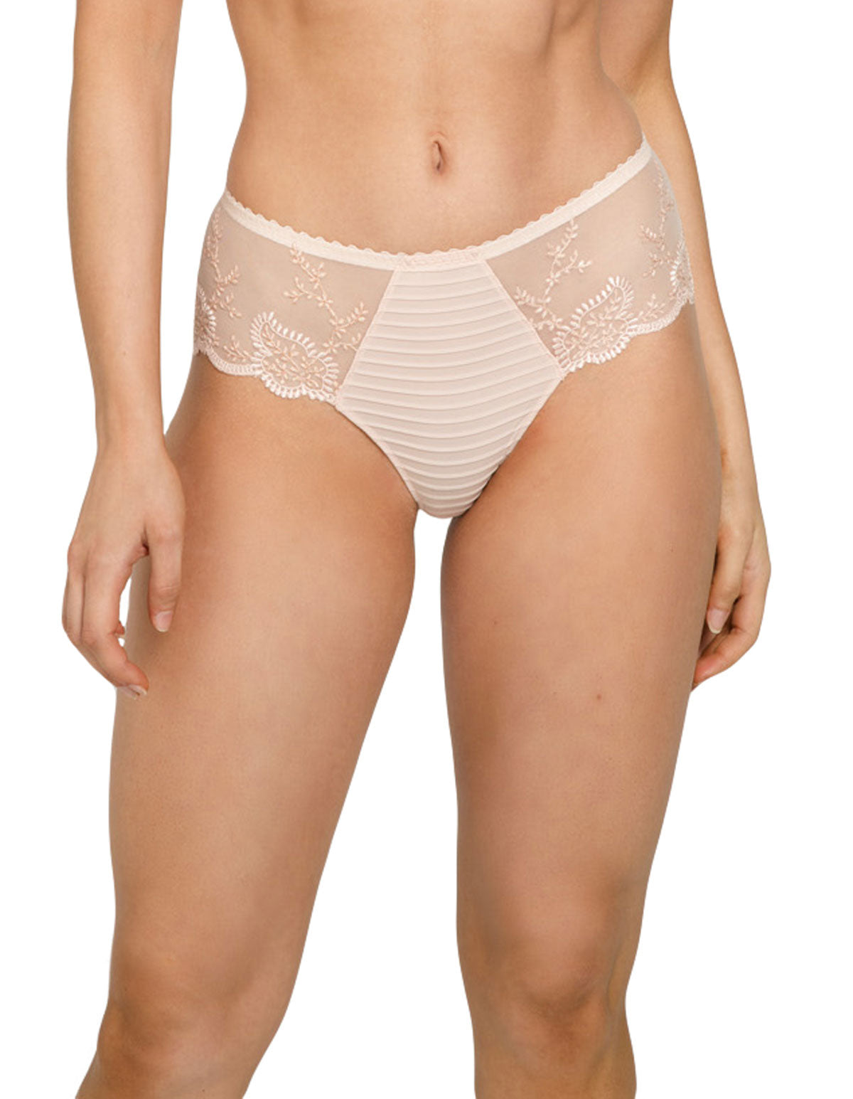 Louisa Bracq 41940 Elise Rose Nude Beige Embroidered Lace