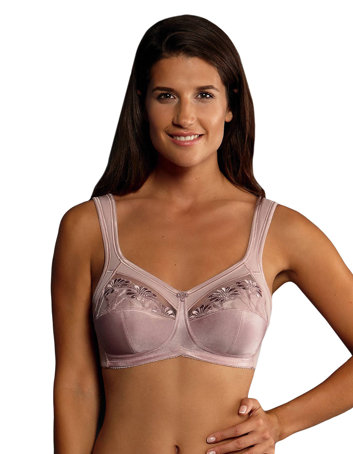 Anita 5448-550 Comfort Safina Mellow Rose Pink Floral Non-Wired Full Cup Bra