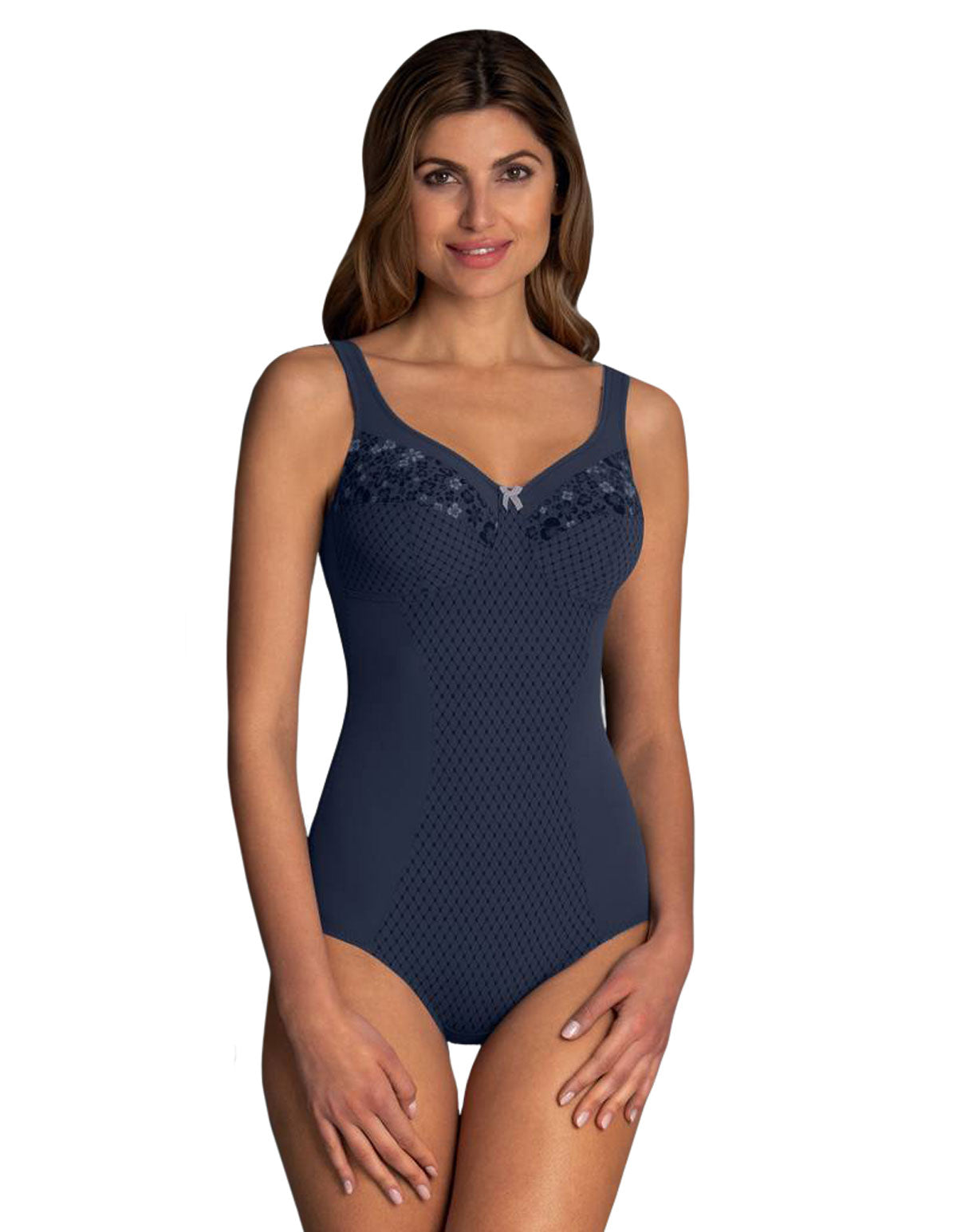 Anita 3572-463 Venecia Shadow Blue Floral Non-Wired Comfort Corselette 36D