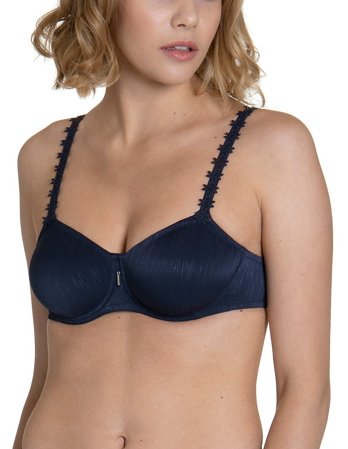 Lisca Gracia 020249/020250-BS Blue Shadow Non-Padded Underwired Moulded Full Cup Bra 80C