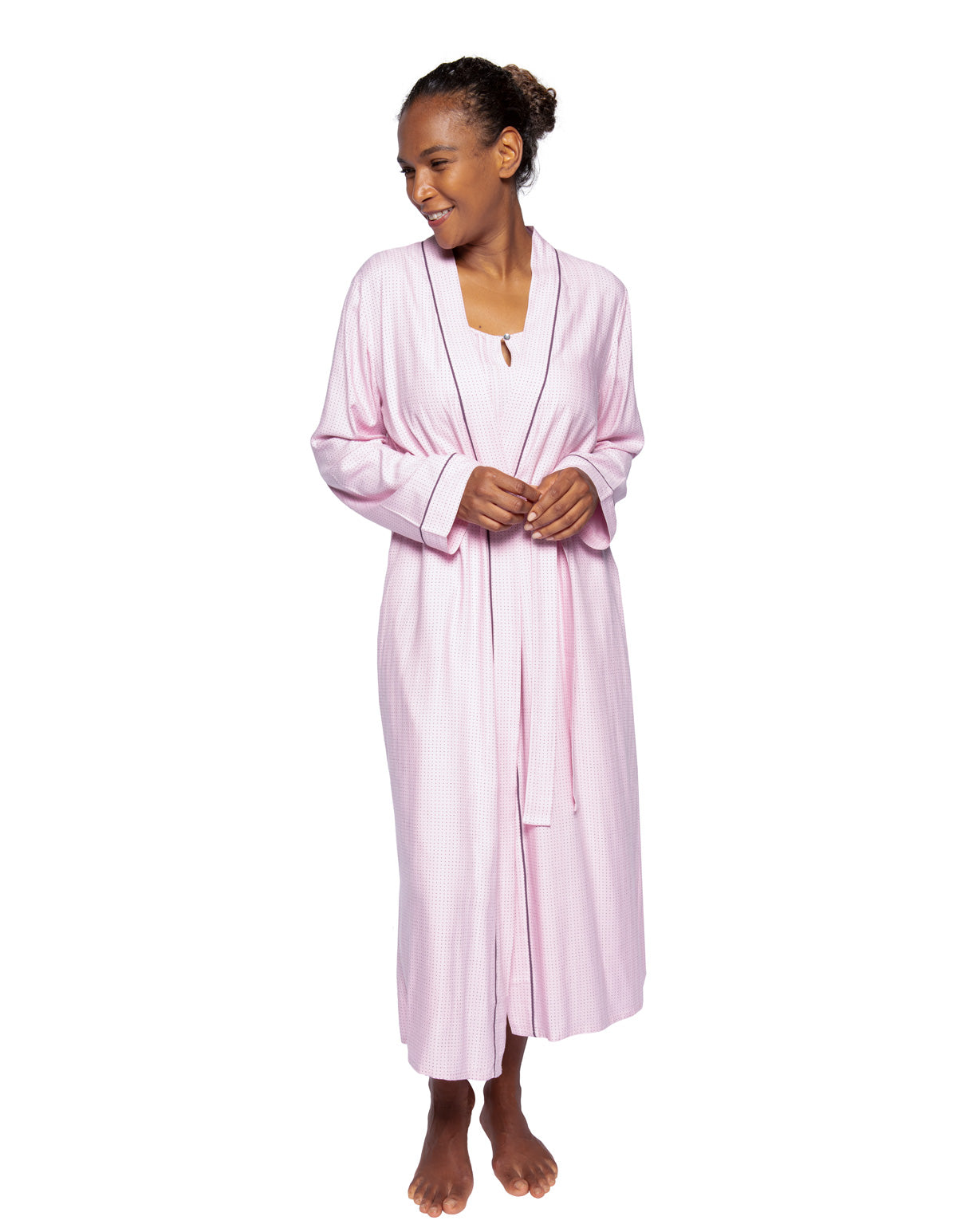 Cyberjammies Nora Rose Lucy 1516 Pink Spotted Robe 12