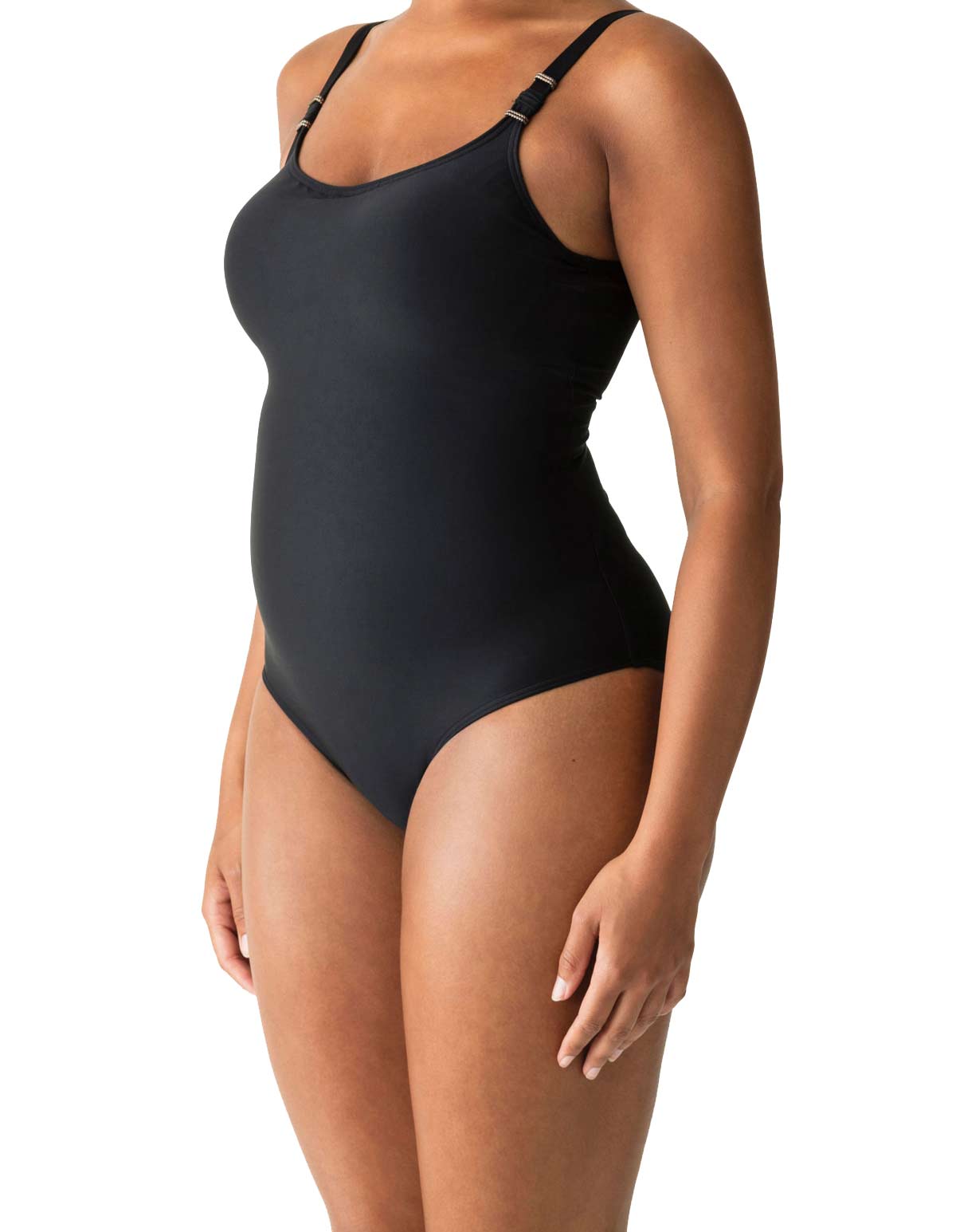 PrimaDonna Cocktail 4000138-ZWA Black Padded Non-Wired Swimsuit