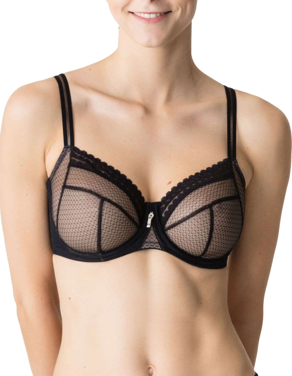 PrimaDonna Twist I Want You 0141450/0141451-ZWA Black  Underwired Full Cup Bra