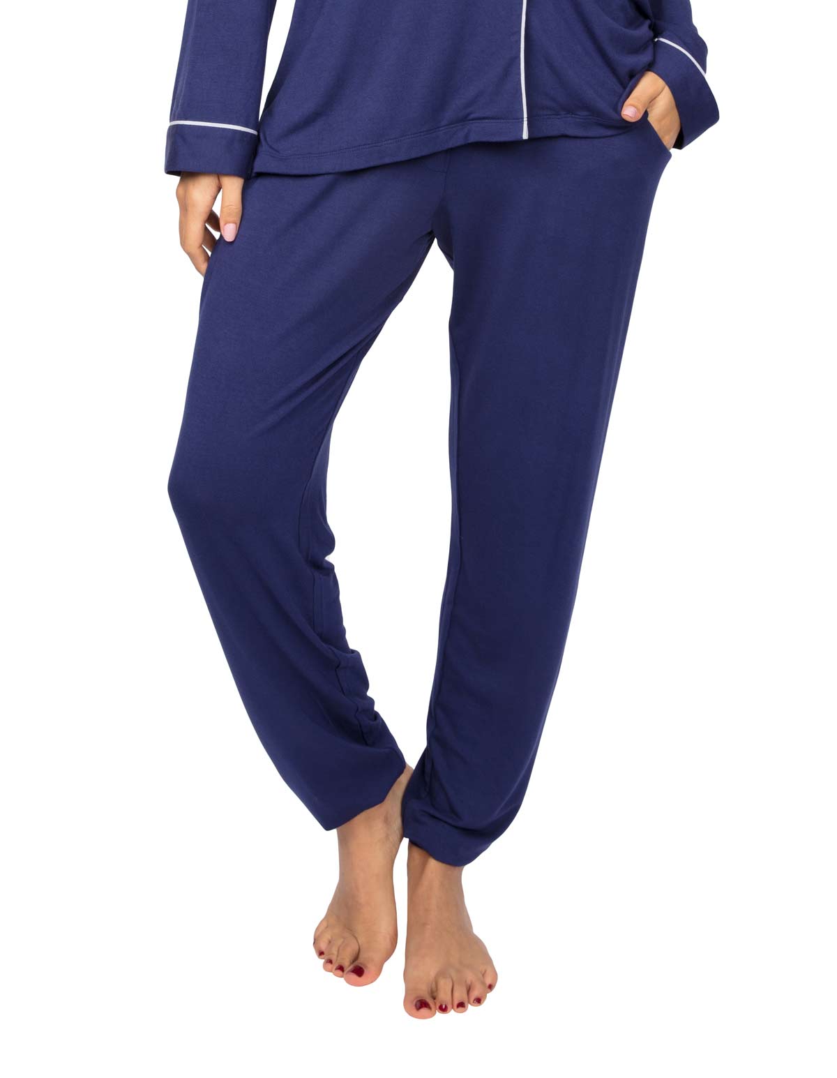 Cyberjammies Ellie 4959 Navy Blue Modal Pyjama