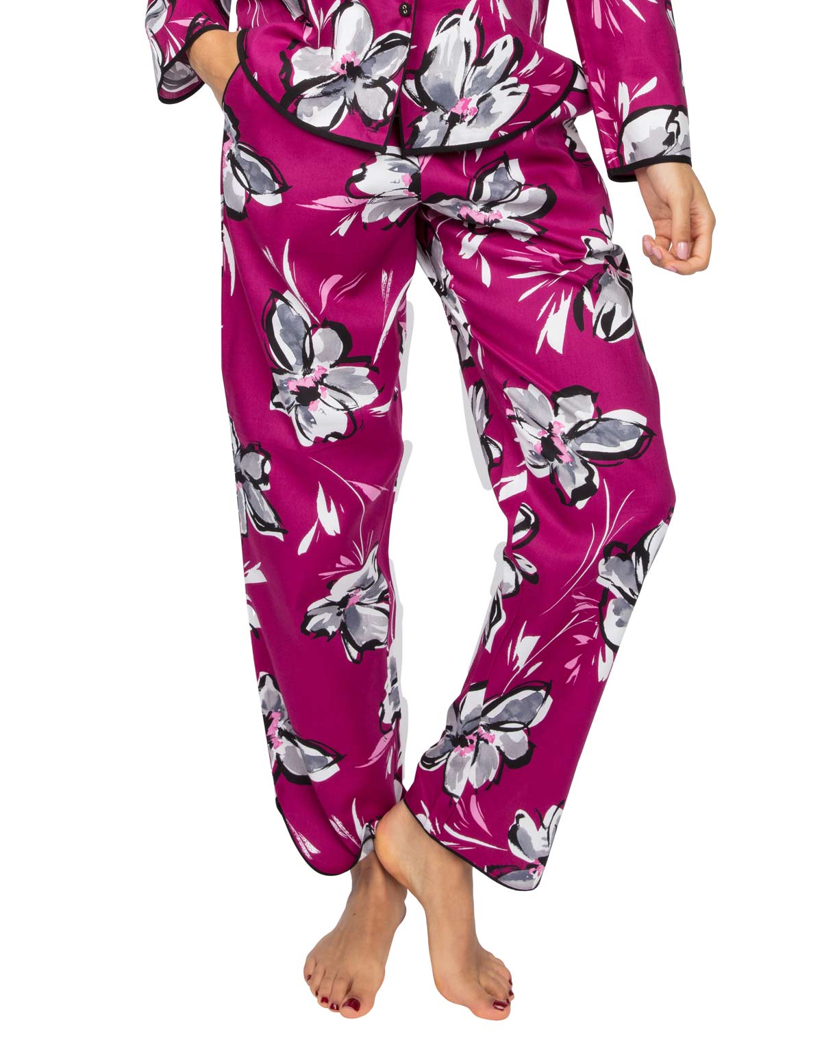 Cyberjammies Natasha 4941 Pink Floral Cotton Pyjama