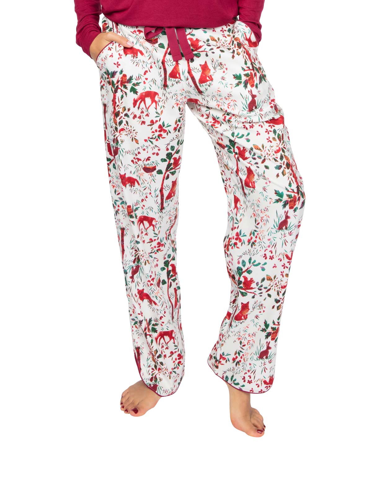 Cyberjammies Robyn 4982 Multicoloured Forest Cotton Pyjama