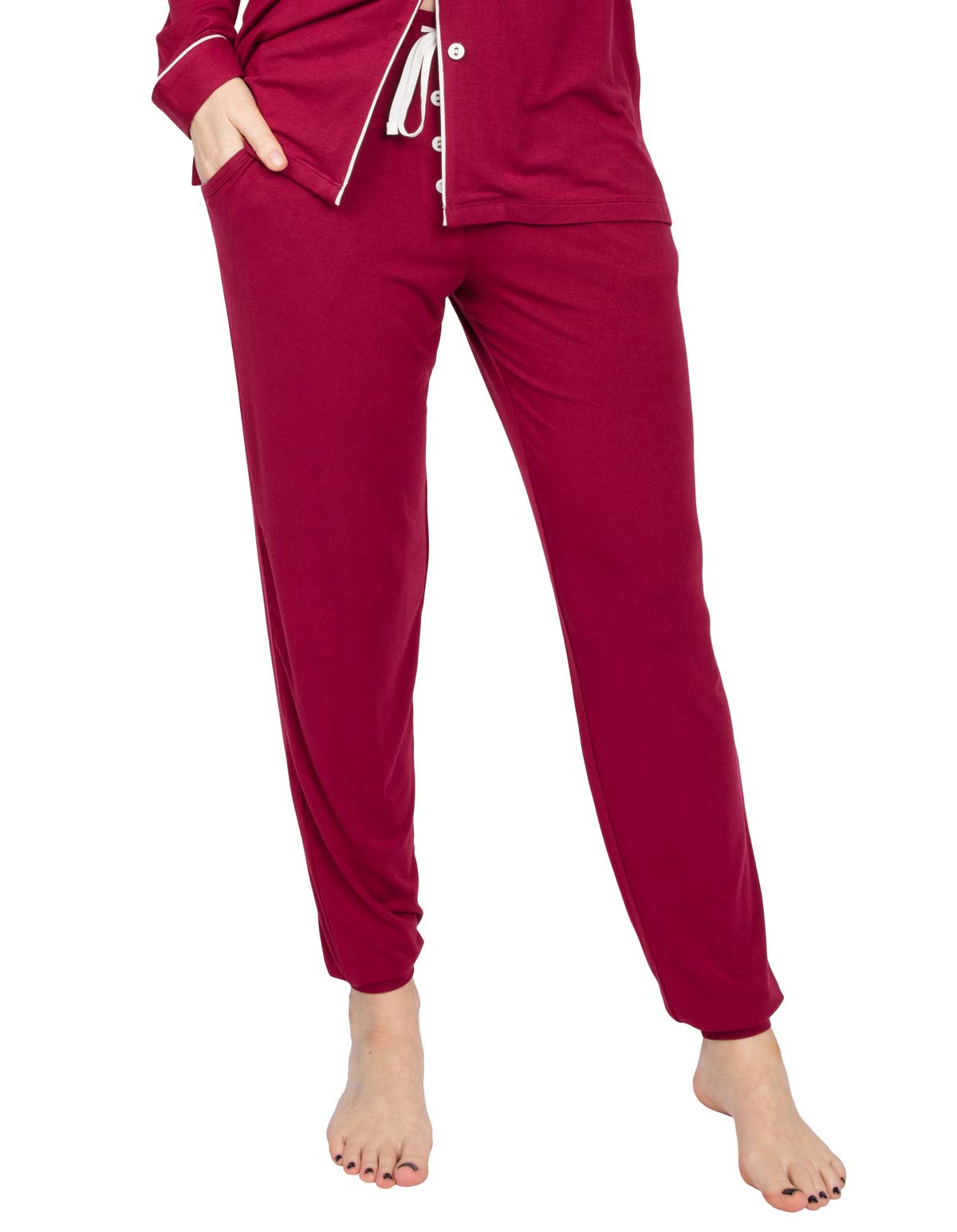Cyberjammies Robyn 4988 Berry Red Modal Pyjama