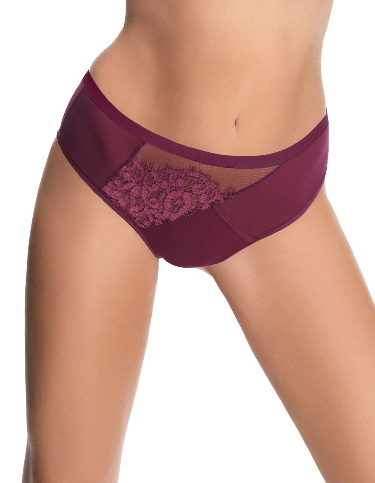 Gorsenia Palermo K643-CYK Purple Brazilian Brief