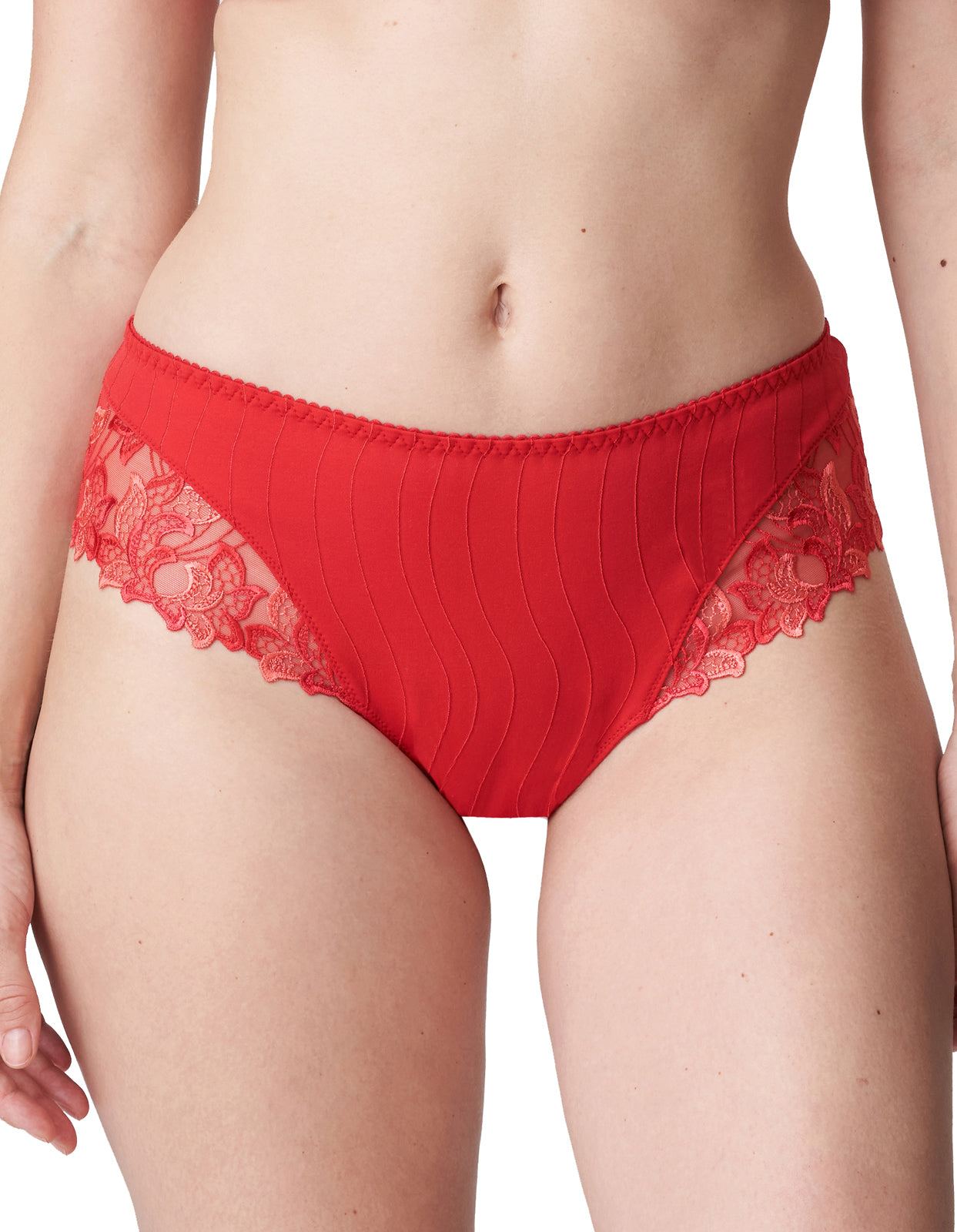 PrimaDonna Deauville 0661816-SCA Scarlet Embroidered Thong