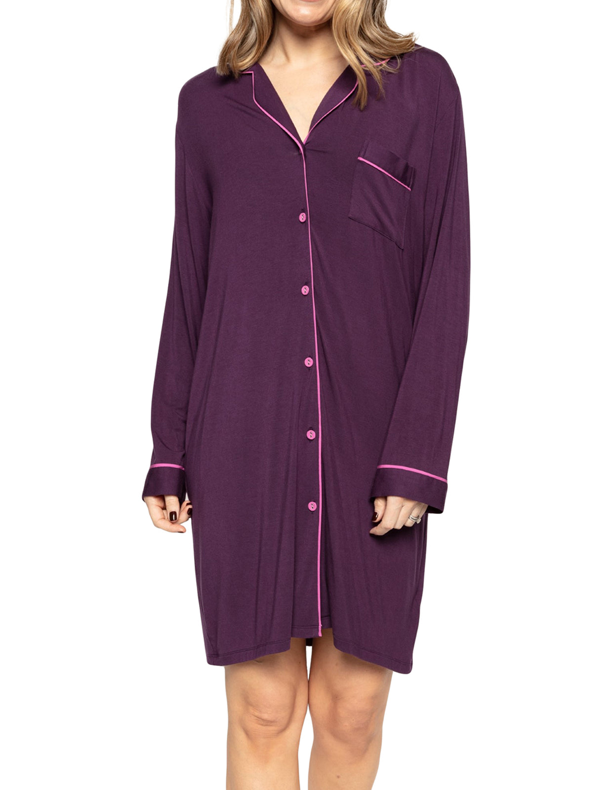 Cyberjammies Clarissa 9477 Purple Modal Nightshirt 8