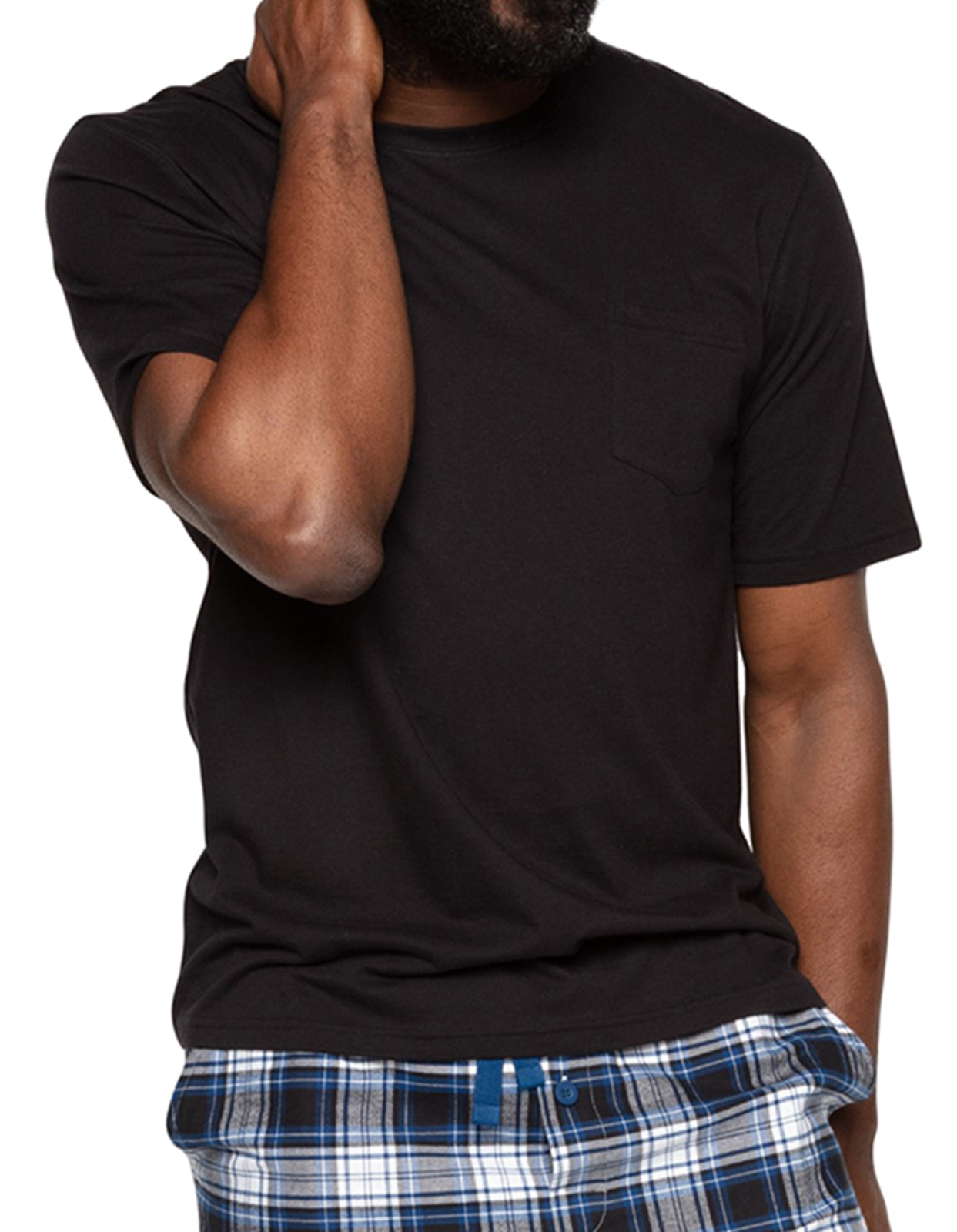 Cyberjammies Apollo 6740 Black Cotton Short Sleeve Pyjama Top