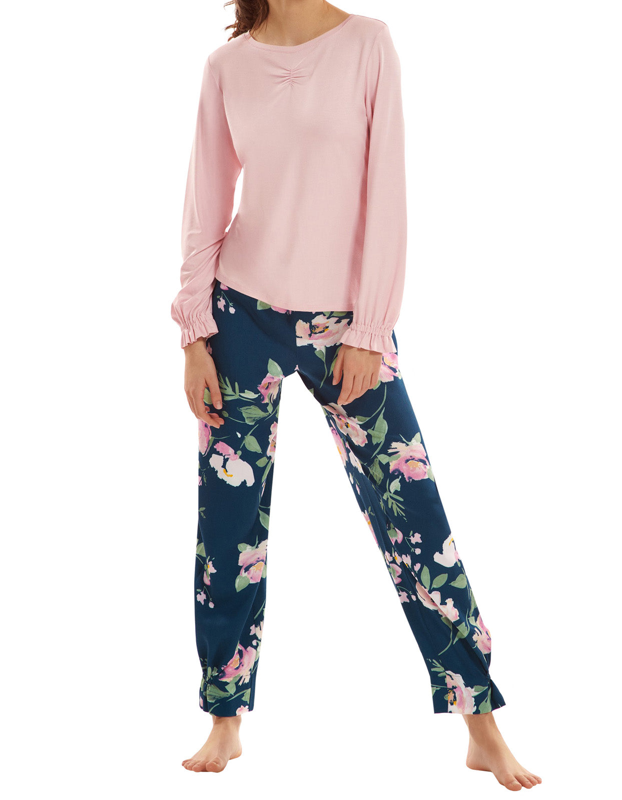 Lisca Kasia 023363-HE Blue Heaven Floral Pyjama Set Small