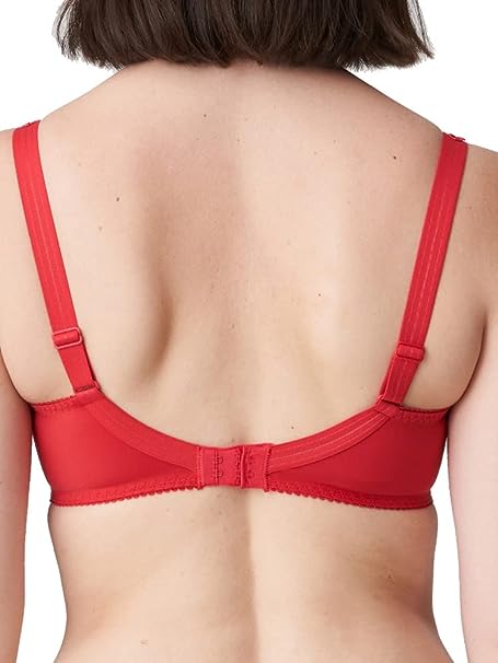 PrimaDonna Deauville 0161810/0161811-SCA Scarlet Embroidered Non-Padded Underwired Full Cup Bra