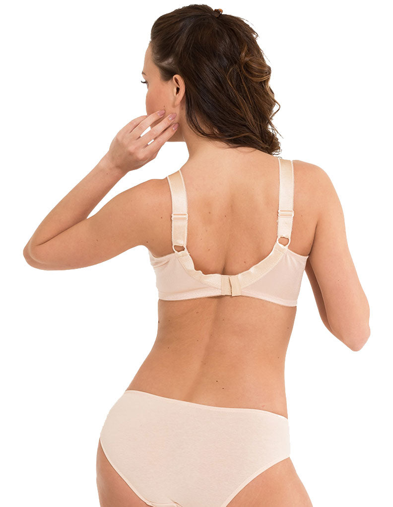 LingaDore 1341-Lisette Skin Nude Non-Padded Non-Wired Full Cup Bra 110C