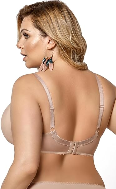 Gorsenia K378 Victoria Beige Non-Padded Underwired Full Cup Bra