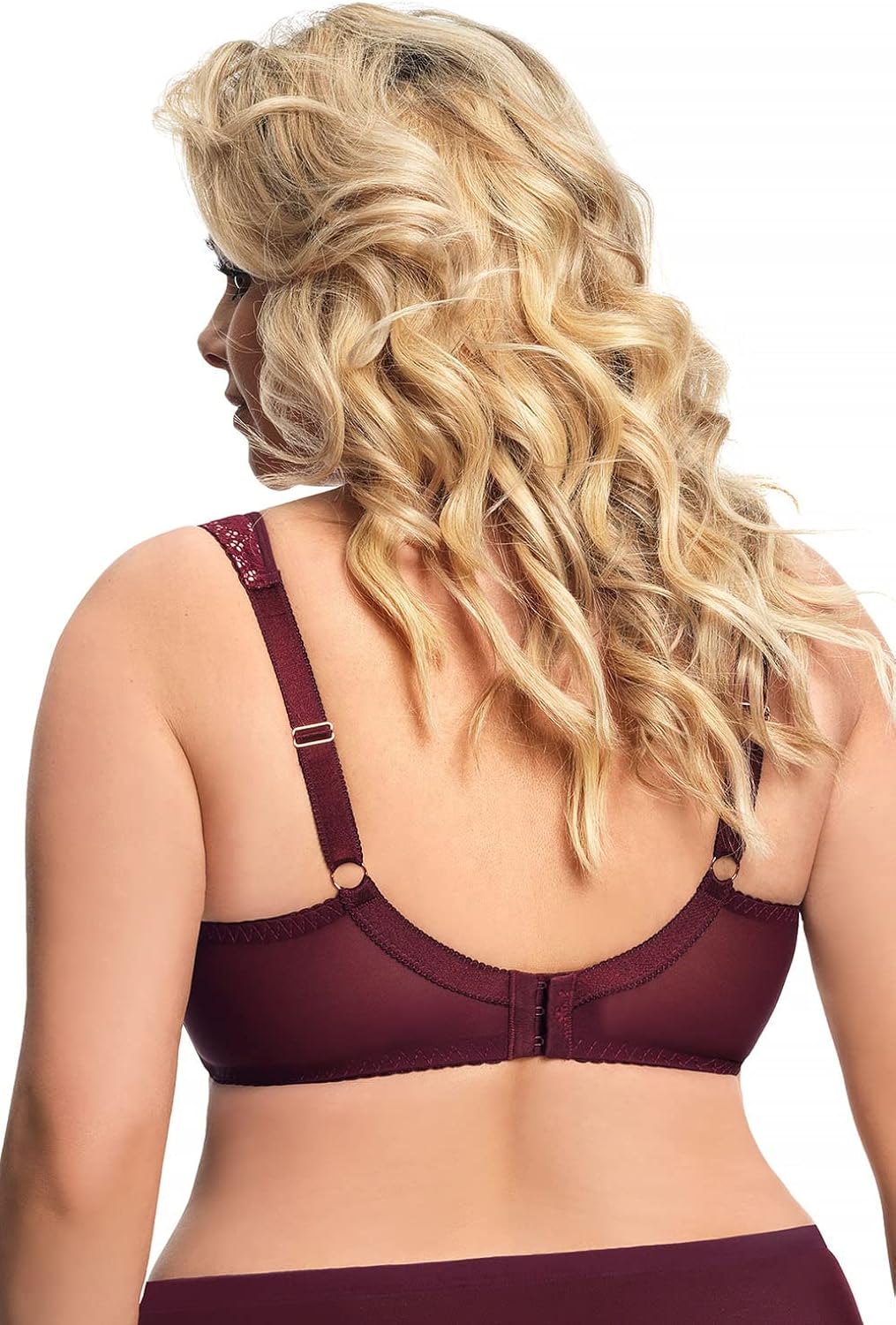 Gorsenia Luisse K441-BOR Burgundy Underwired Full Cup Bra