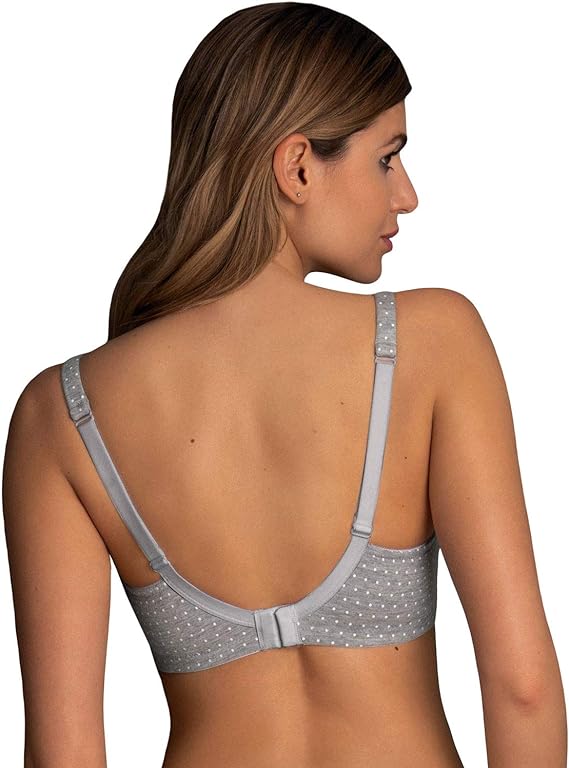 Anita 5091-254 Miss Debby Heather Grey Spotted Maternity Nursing Bra 36G