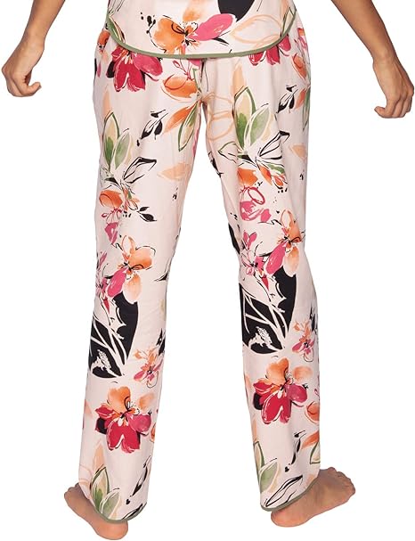 Cyberjammies Natalie 4795 Peach Mix Floral Cotton Pyjama