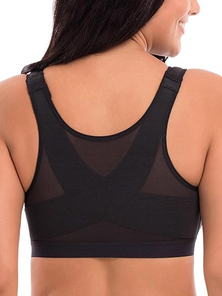 Guy de France Black Non-Wired Bra