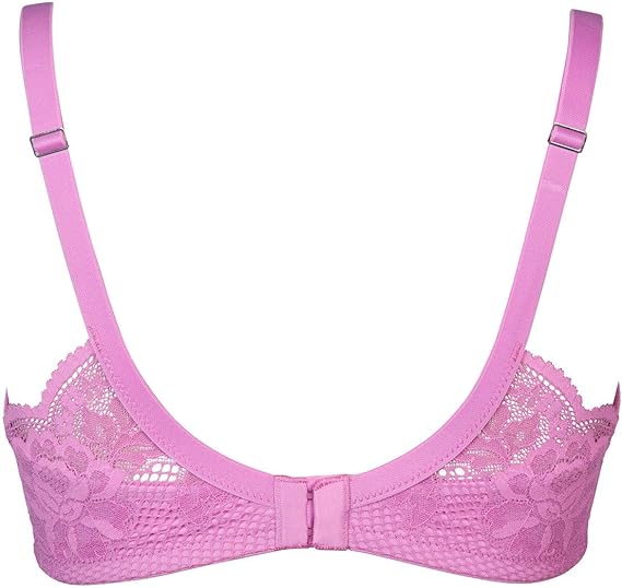 After Eden D-Cup & Up 20.05.7525-153 Faro Lilac Pink Lace Full Cup Bra 70D