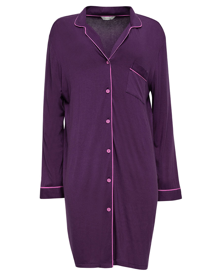 Cyberjammies Clarissa 9477 Purple Modal Nightshirt 8