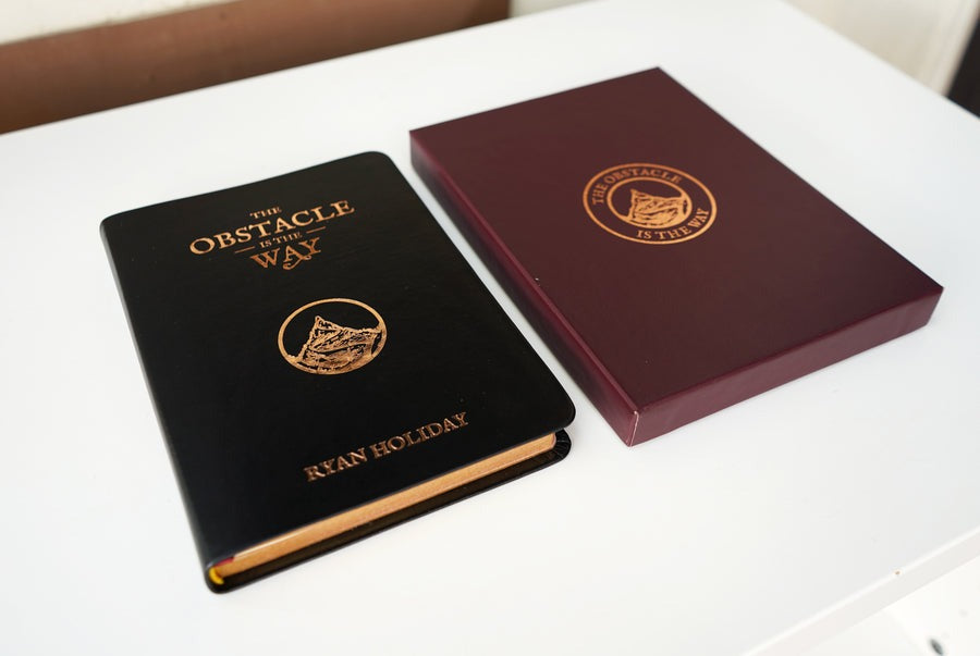 The Obstacle Is the Way (Premium Leather Edition Book)