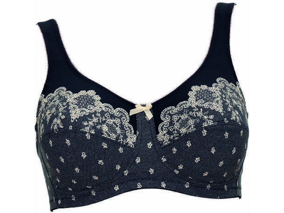 Anita Care Versailles Black Lace Non-Wired Mastectomy Bra 42C