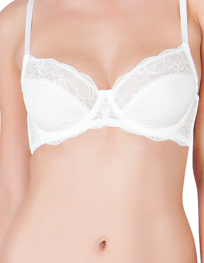 Affinitas Nicole Ivory Lace Underwired Bra 32C