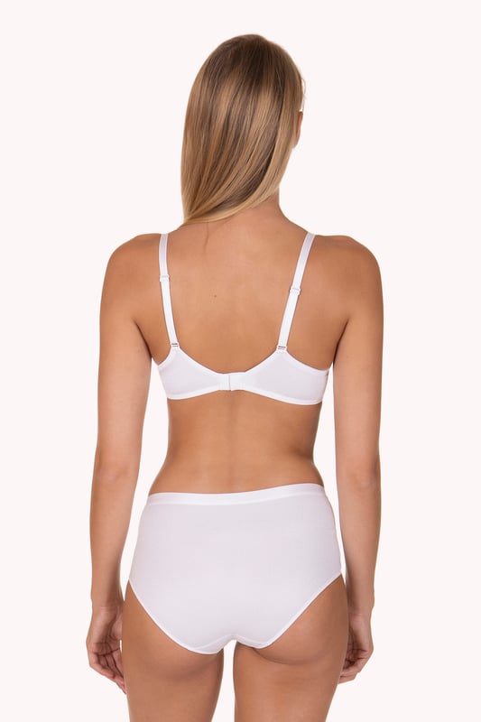 Lisca 20178/20179-01 Caroline White Lace  Underwired Full Cup Bra 75E