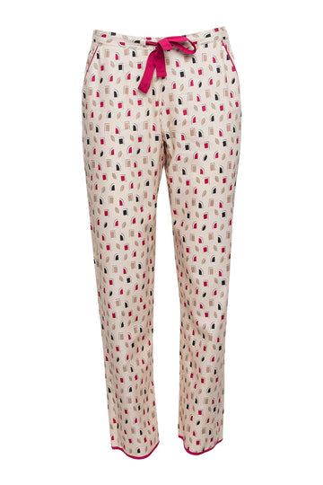 Cyberjammies Naomi 9328 Cream Geometric Print Cotton Pyjama