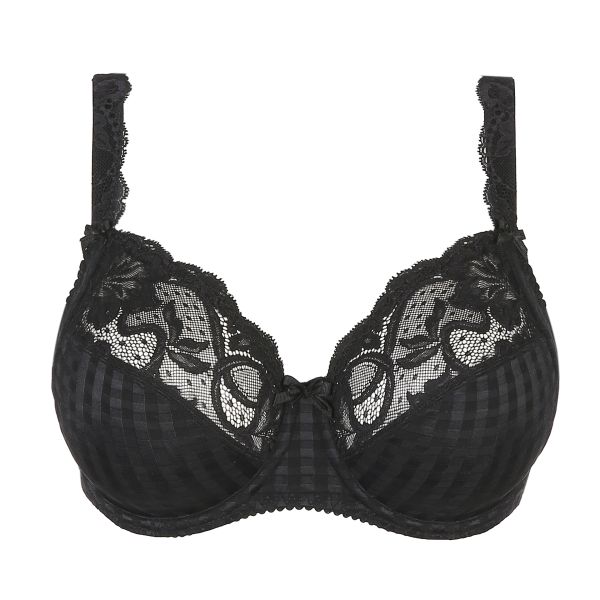 PrimaDonna Madison 0162121 Women's Black Size DD+ Support Bra