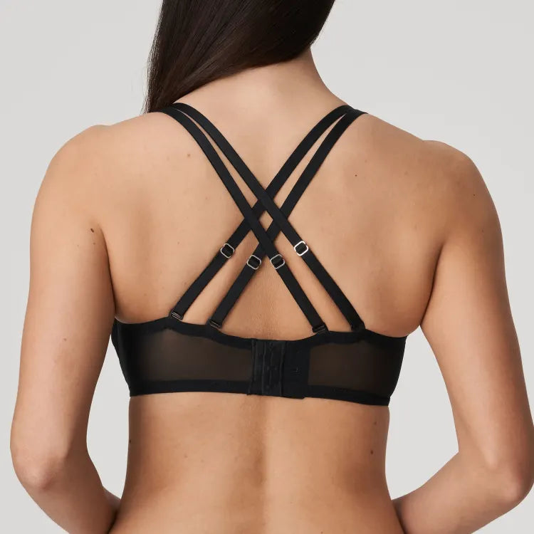 PrimaDonna Twist First Night 0241882-ZWA Black Padded Underwired Balcony Bra