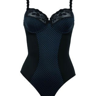 Anita Rosa Faia 3474-365 Josephine Blue Black Non-Padded Wired Body 42B