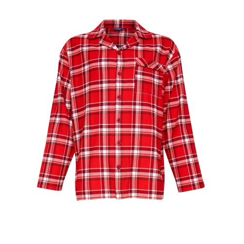 Cyberjammies Frankie 6639 Red Check Cotton Pyjama Top