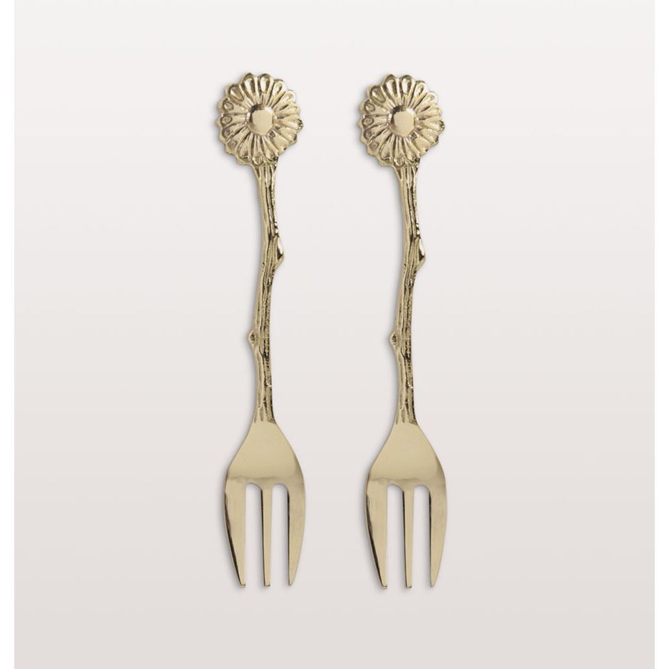 Daisy Gold Fork Set Of 2
