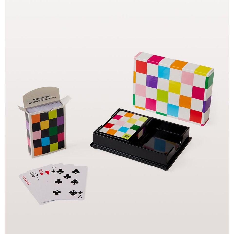 Checkerboard Lacquer Box Card Set
