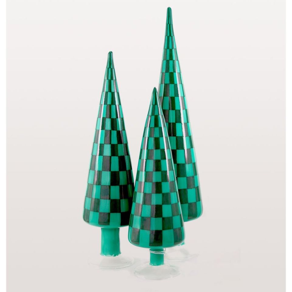 Green And Black Two Tone Tree Set
