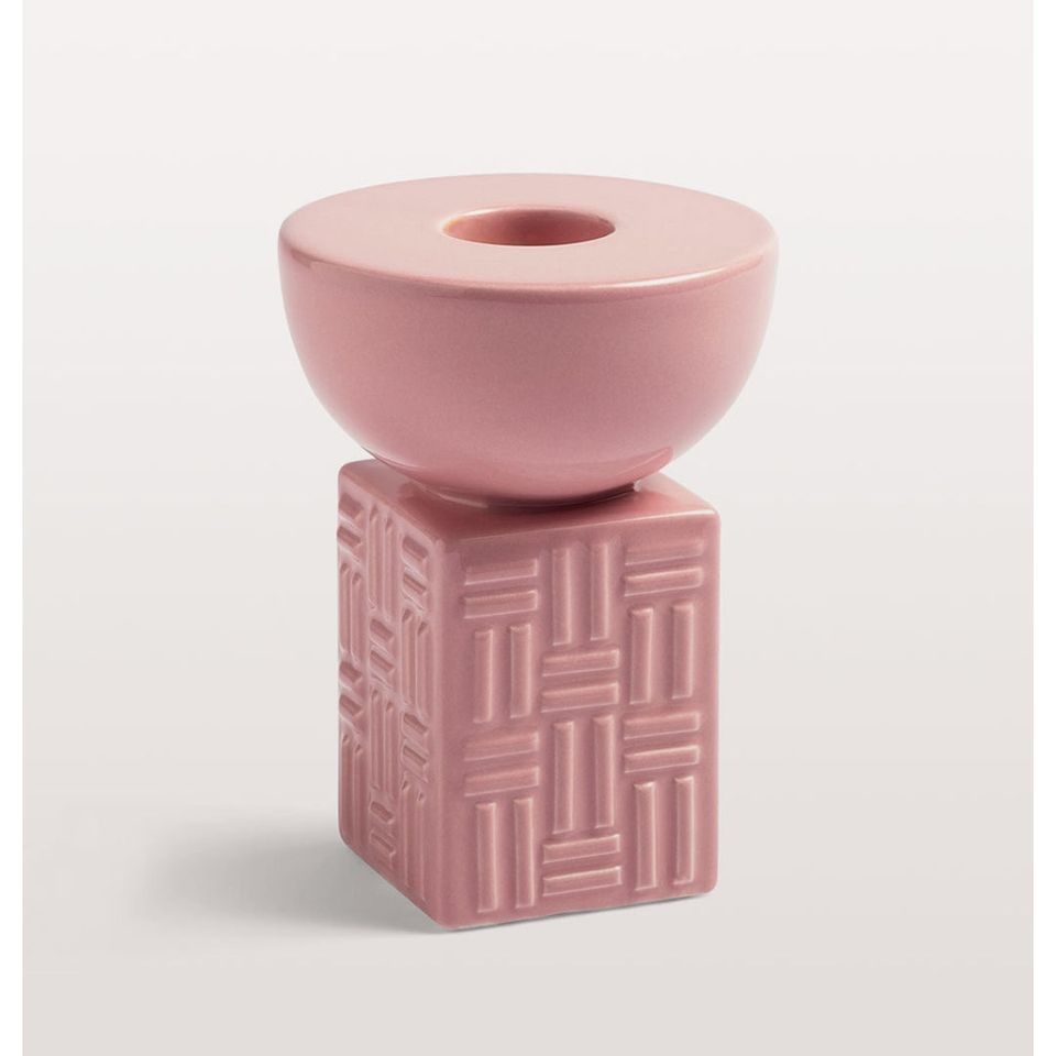Stack Pink Candleholder